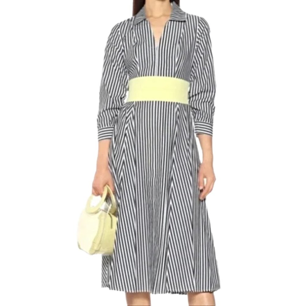 Staud | Harper Striped Midi Dress